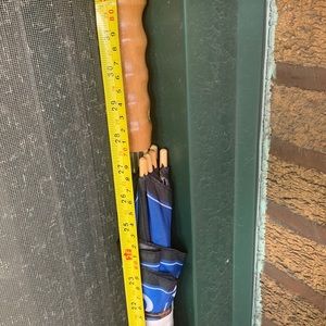 Tribune umbrella with newspaper articles Vintage